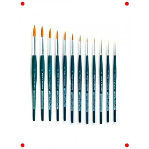 Yuvarlak Sentetik Sanatçı Fırçası No: 4