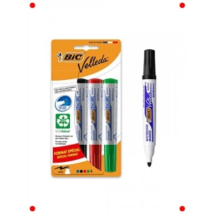 Yuvarlak Uçlu Beyaz Tahta Kalemi Seti (4lü Karışık Renk)