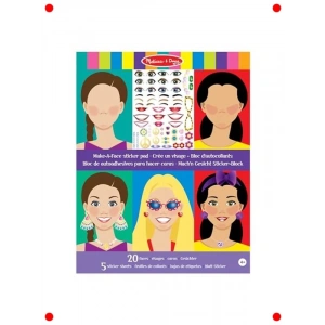 Yüzler Temalı Eğlenceli Çıkartma Kitabı