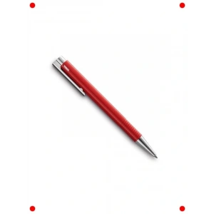 Zarif Kırmızı Tükenmez Kalem, Pürüzsüz Yazım