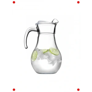 Zarif Tasarım 1.8 Litre Cam Sürahi