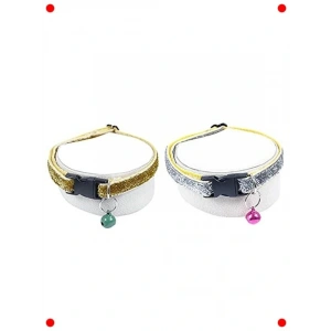 Zilli Ayarlı Evcil Hayvan Tasması - 2li Set