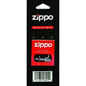 Zippo parçası fitil, pirinç, Siyah, One Size