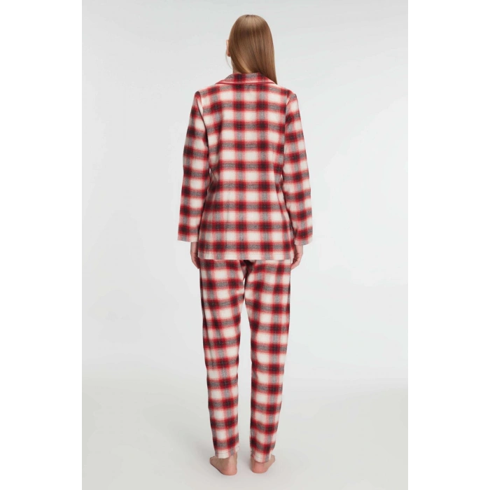 Anıl Pamuklu Uzun Kol Gömlek ve Pantolon Takım