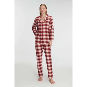 Anıl Pamuklu Uzun Kol Gömlek ve Pantolon Takım