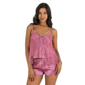 Arias Closet Gül kurusu Saten Şort Takımı