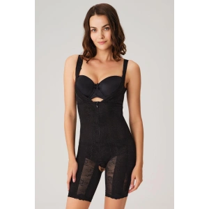 Arias Closet Toparlayıcı Vücut İnceltici Dikişli Fermuarlı Uzun Paca Altı Açık Sıkı Badi Korse