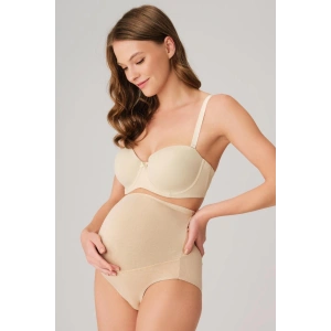 Pamuk ve Modal Kumaş Yüksek Bel Ten Hamile Külodu