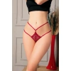 Arias Closet Fantezi Dantelli 2 İpli Bordo Tanga String