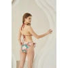 Arias Closet Yandan Bağlamalı Şık Tasarım Soft Tropikal Üçgen Bikini Takımı