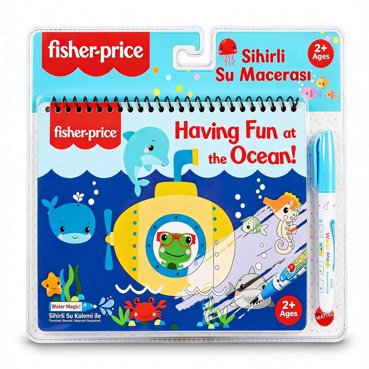 Fisher Price Magic Water Sihirli Boyama Kitabı Water Painting Okyanus