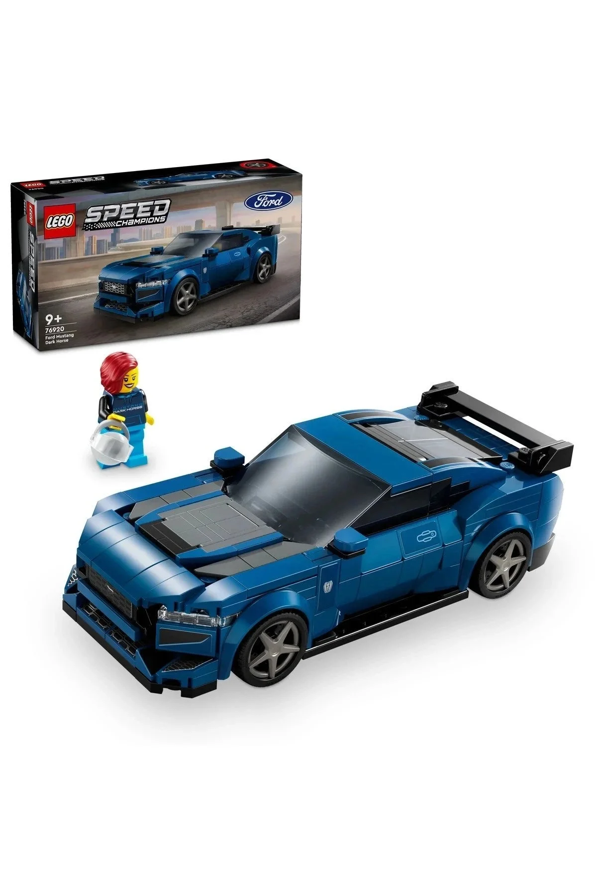 LEGO ® Speed Champions Ford Mustang Dark Horse Spor Araba 76920 - 9+ Oyuncak Yapım Seti 344 Parça