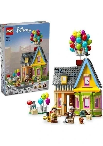 LEGO ® │ Disney “Yukarı Bak” Evi 43217 - 9 Yaş & Üzeri Çocuklar için Yaratıcı Oyuncak Yapım Seti (598 Parça)