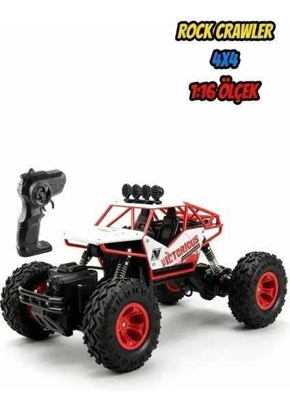 Mofy Baby 1:16 Yüksek Model Rock Crawler 4x4 2.4 Ghz Uzaktan Kumandalı Off Road Araba