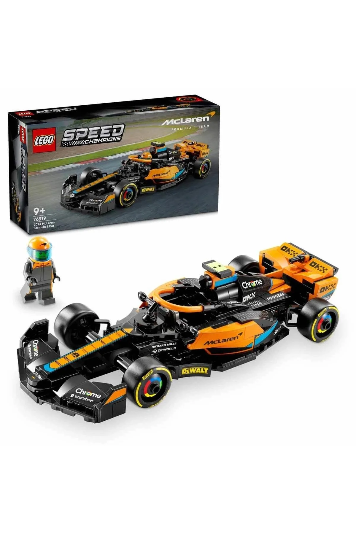 LEGO Speed Champions 2023 McLaren Formula 1 Yarış Arabası Set 76919 - 9 Yaş ve Üzeri Çocuklar 245 Parça