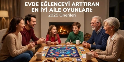 Evde Eğlenceyi Arttıran En İyi Aile Oyunları: 2025 Önerileri