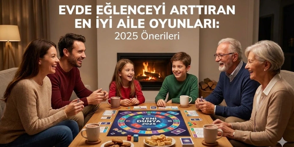 Evde Eğlenceyi Arttıran En İyi Aile Oyunları: 2025 Önerileri