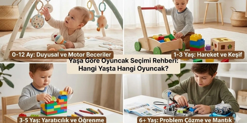 Yaşa Göre Oyuncak Seçimi Rehberi: Hangi Yaşta Hangi Oyuncak?