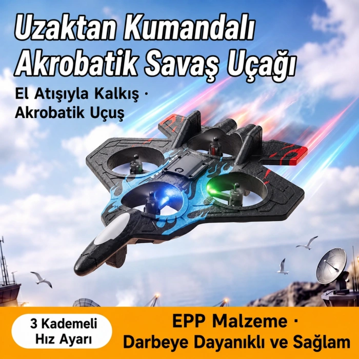 4 Motorlu RC Uçak Jet Uçağı Oyuncak Uçak