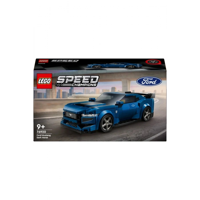 LEGO ® Speed Champions Ford Mustang Dark Horse Spor Araba 76920 - 9+ Oyuncak Yapım Seti 344 Parça