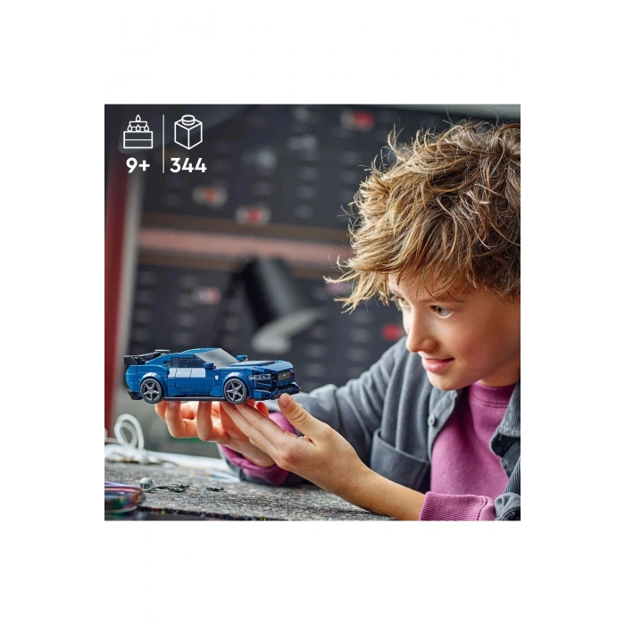LEGO ® Speed Champions Ford Mustang Dark Horse Spor Araba 76920 - 9+ Oyuncak Yapım Seti 344 Parça