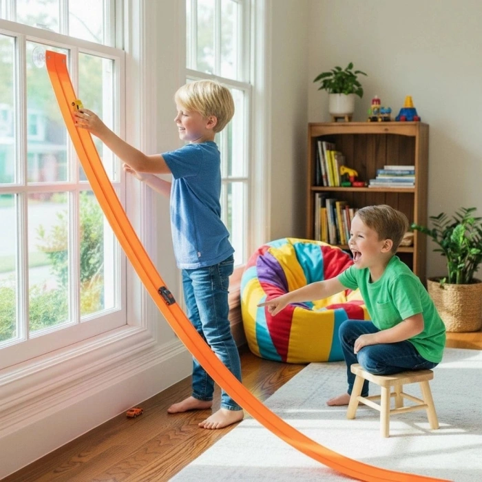 Flex Track Flexible Race Track Esnek Yarış Pisti - Turuncu