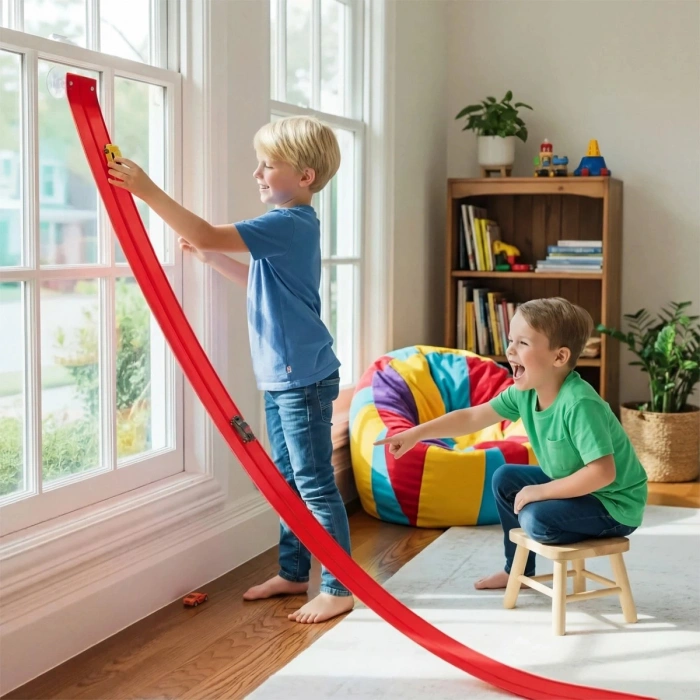 Flex Track Flexible Race Track Esnek Yarış Pisti - Kırmızı