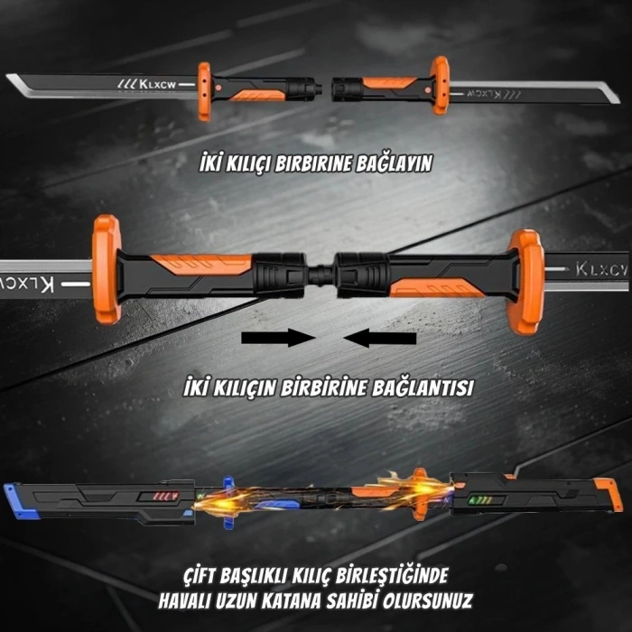 Oyuncak Gidiyor 44 cm Kıvılcım Çıkaran Işıklı Oyuncak Kılıç – Renk Değiştiren LED Işık ile Gerçekçi Savaş Efekti, Çocuk ve Koleksiyon İçin