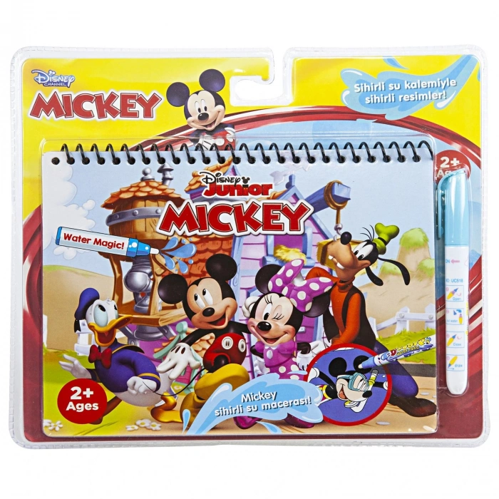 Magic Water Painting Lisanslı Disney Mickey Mouse Özel Sulu Kalem ile Sihirli Boyama Kitabı
