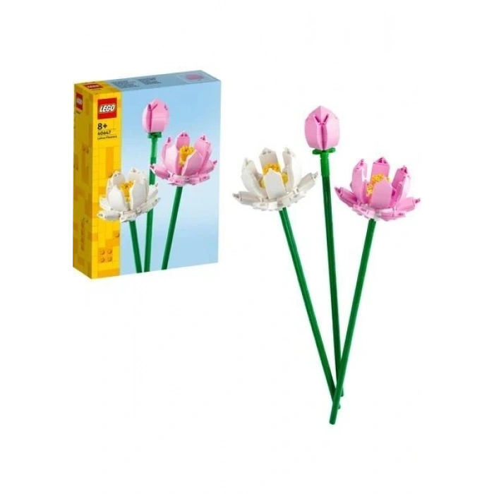 LEGO ® Botanicals Lotus Çiçekleri 40647 - 8 Yaş & Üzeri Çocuklar için Çiçek Model Yapım Seti (220 Parça)