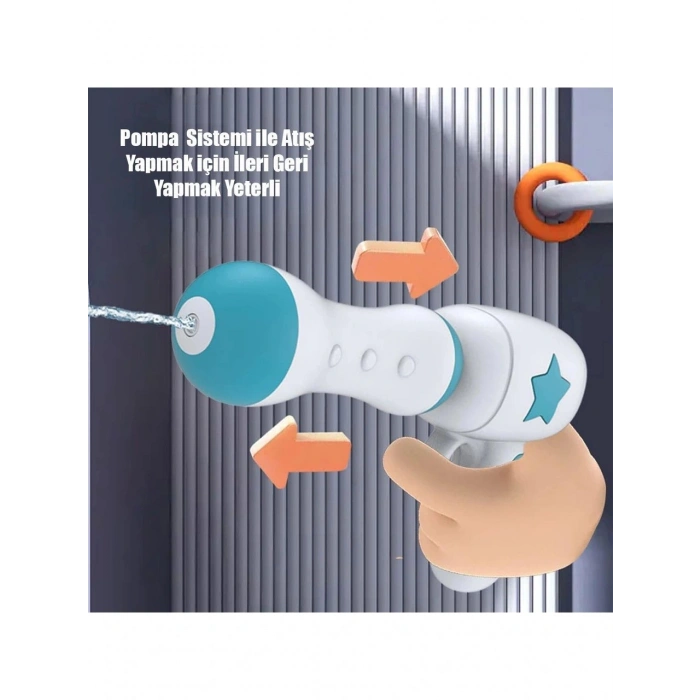 Mofy Baby Sırt Çantalı Sırta Takılabilen Pompalı Su Tabancası 2000ML Kapasite