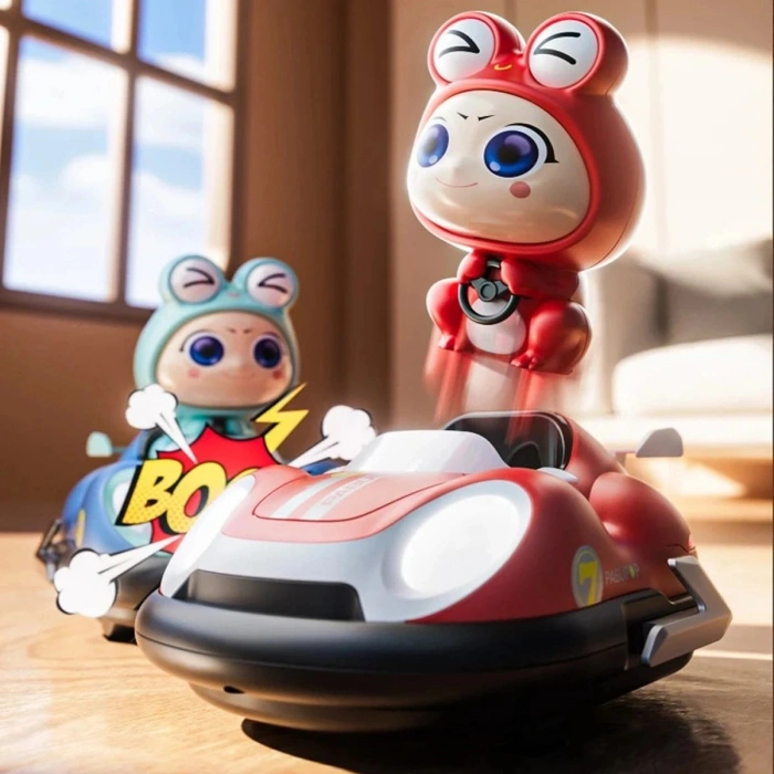 Ikili Çarpışan Arabalar Işıklı Sesli Hız Ayarlı Şarjlı Uzaktan Kumandalı Araba Çarpınca Figür Fırlar