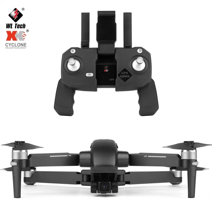 4K 5G WiFi 30DK Uçuş GPS Drone Fırçasız Motor Katlanabilir Taşıma Çantalı Çift Eksen Gimbal
