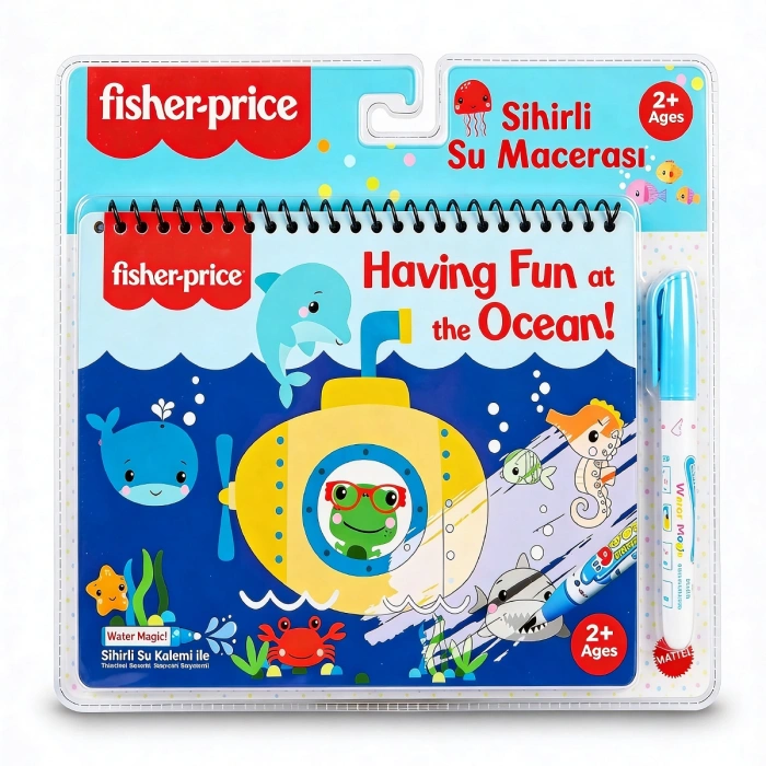 Fisher Price Magic Water Sihirli Boyama Kitabı Water Painting Okyanus