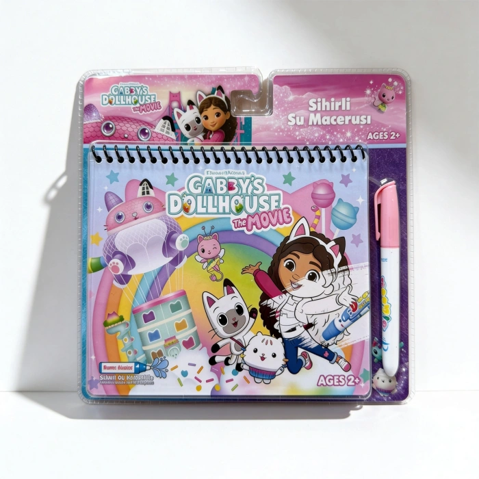 Magic Water Gabbys Dollhouse The Movie Sihirli Boyama Kitabı Water Painting