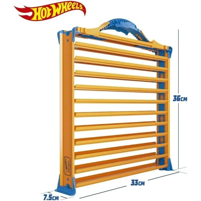 HOT Wheels Taşıma Saklama Çantası ve Hız Rampası 44 Araba Kapasiteli HWCC9B