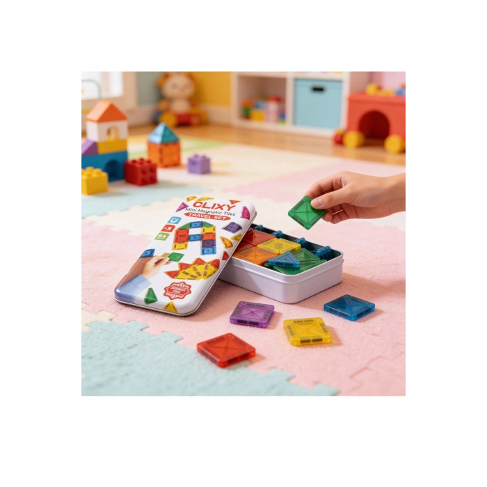 Clixy Mini Manyetik Bloklar 64 Parça Travel Set