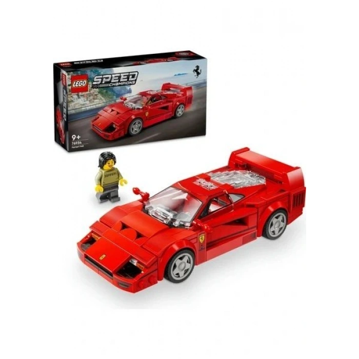 LEGO ® Speed Champions Ferrari F40 Süper Araba 76934 - 9 Yaş & Üzeri Çocuklar için Yaratıcı Oyuncak Model Yapım Seti (318 P)