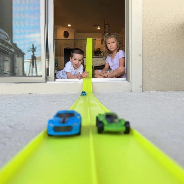 Flex Track Flexible Race Track Esnek Yarış Pisti - Sarı