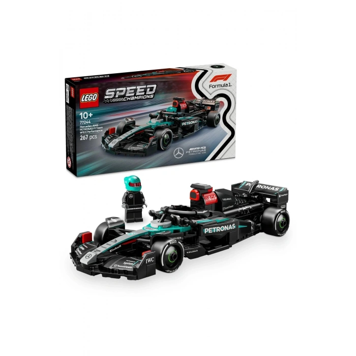 Lego ® Speed Champions Mercedes-AMG F1® W15 Yarış Arabası 77244 - 10+ Oyuncak Yapım Seti 267 Parça