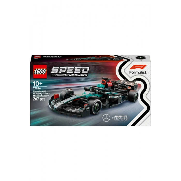 Lego ® Speed Champions Mercedes-AMG F1® W15 Yarış Arabası 77244 - 10+ Oyuncak Yapım Seti 267 Parça