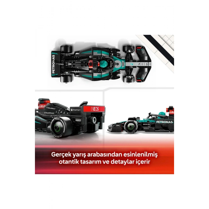 Lego ® Speed Champions Mercedes-AMG F1® W15 Yarış Arabası 77244 - 10+ Oyuncak Yapım Seti 267 Parça