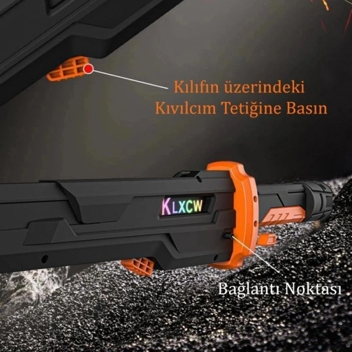 Oyuncak Gidiyor 44 cm Kıvılcım Çıkaran Işıklı Oyuncak Kılıç – Renk Değiştiren LED Işık ile Gerçekçi Savaş Efekti, Çocuk ve Koleksiyon İçin