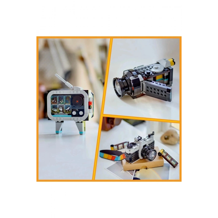 Lego ® Creator 3’ü 1 Arada Retro Fotoğraf Makinesi 31147 - 8+ Yaratıcı Oyuncak Yapım Seti 261 Parça