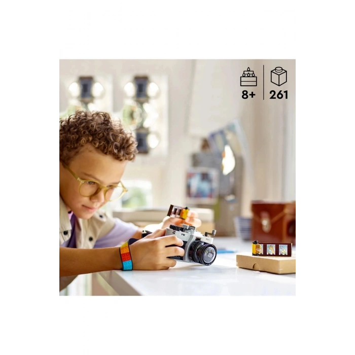 Lego ® Creator 3’ü 1 Arada Retro Fotoğraf Makinesi 31147 - 8+ Yaratıcı Oyuncak Yapım Seti 261 Parça