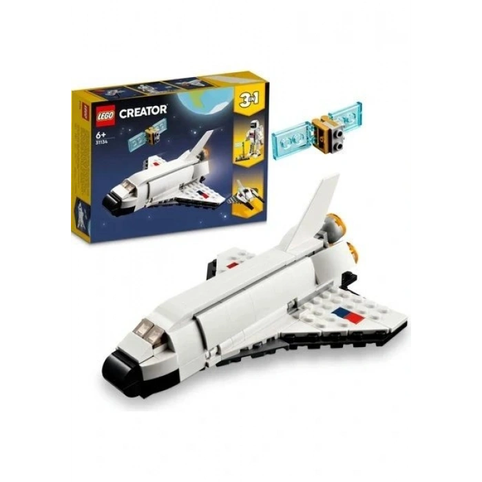 LEGO ® Creator Uzay Mekiği 31134 - 6 Yaş & Üzeri Çocuklar için Yaratıcı Oyuncak Yapım Seti (144 Parça)