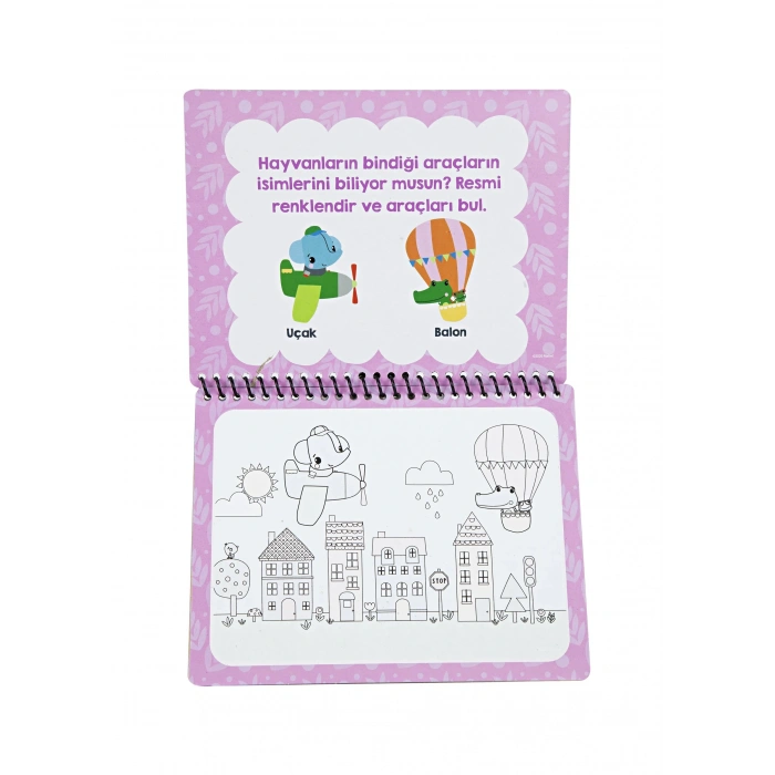 Fisher Price Sihirli Boyama Kitabı Magic Water Painting Özel Sulu Kalem ile Araçlar