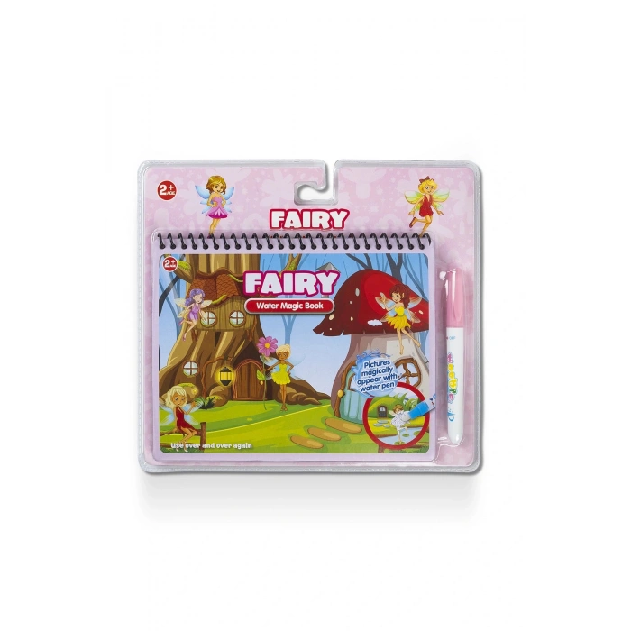 Magic Water Sihirli Boyama Kitabı Fairy - Periler Özel Sulu Kalem ile Water Painting