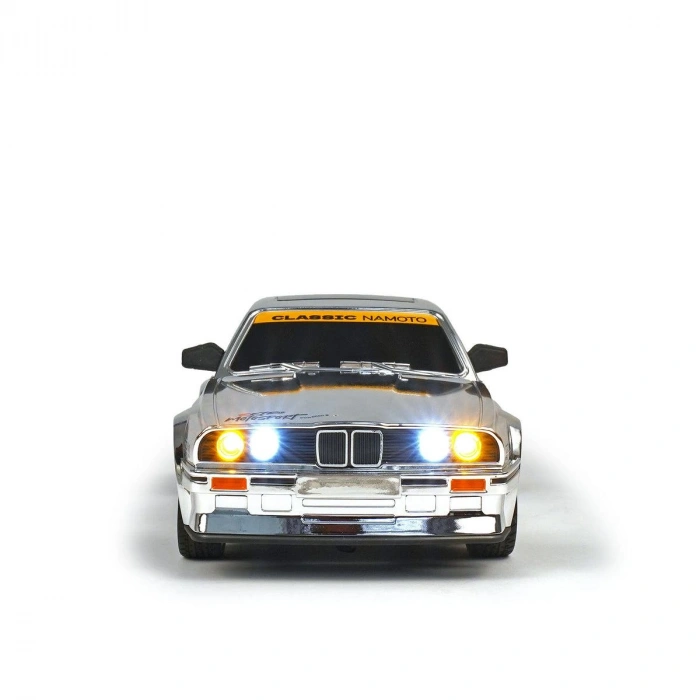 1/16 4WD 50 KM Hızlı E30 RC Drift Uzaktan Kumandalı Yedek Lastikli Oyuncak Drift Araba Gri
