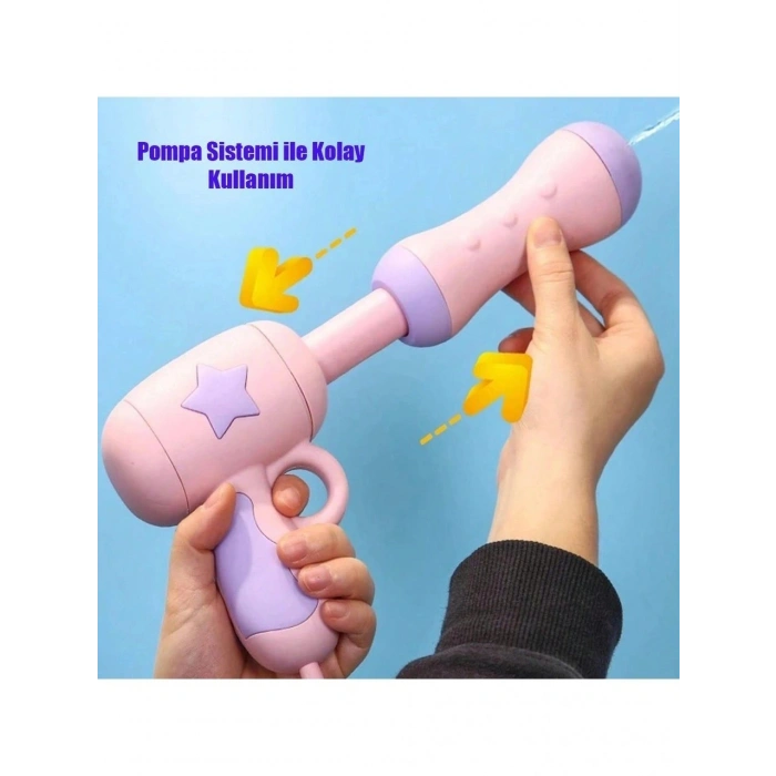 Mofy Baby Sırt Çantalı Sırta Takılabilen Pompalı Su Tabancası 2000 ml Kapasite Pony